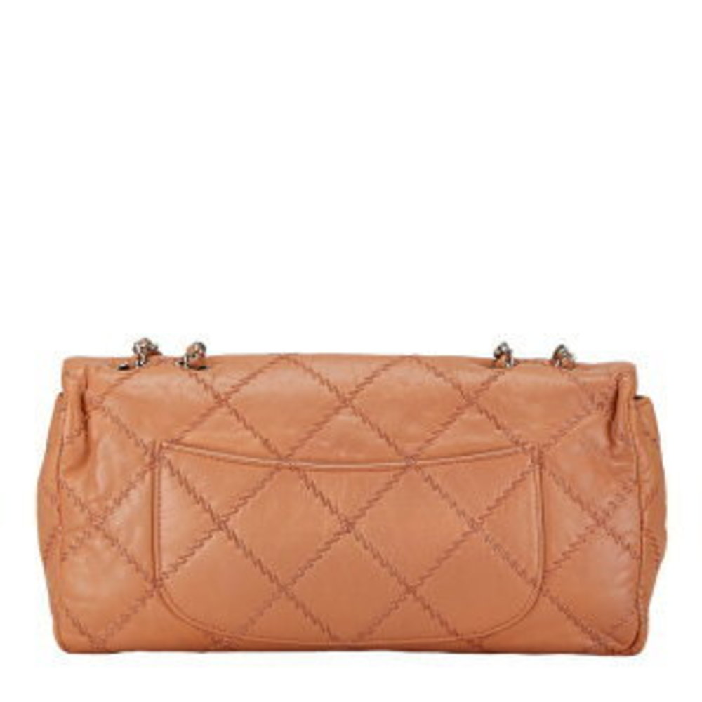 CHANEL Ultra Stitch Chain Shoulder Bag Semi Shoulder Beige - Picture 4 of 10